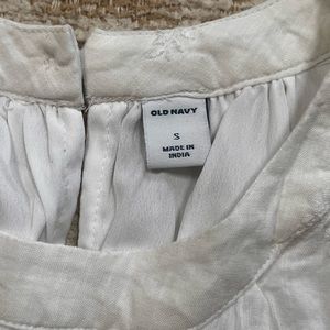 Old Navy white dress
